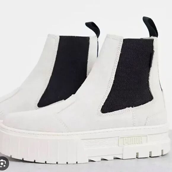 Puma Mayze Suede Chelsea Boots Women’s US 10 - Picture 1 of 13